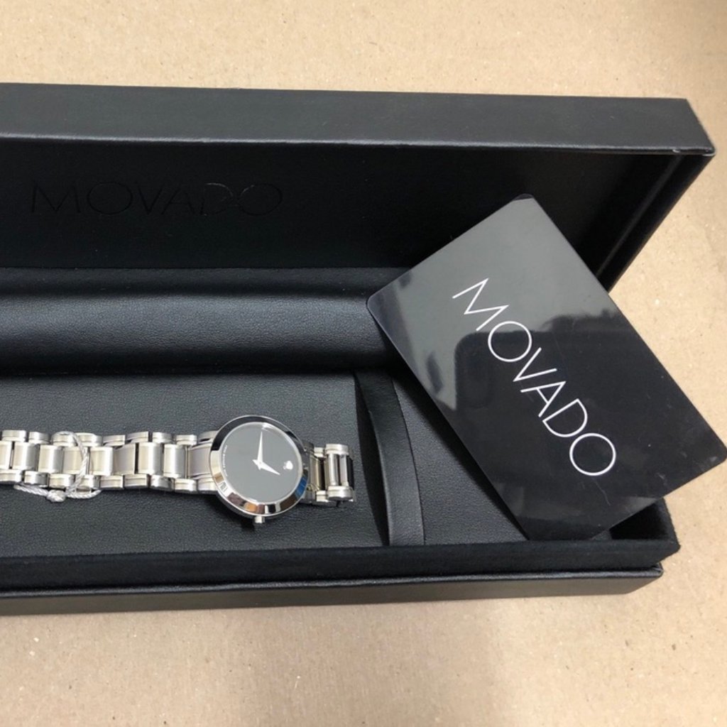 Movado Stiri Black Dial Stainless Steel Ladies Watch — image 8 of 8